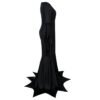 IMG_3908 2026 Halloween Dark Gothic Bat Witch Costume for Women – Vampire-Inspired Stretch Velvet Outfit