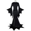 IMG_3909 2026 Halloween Dark Gothic Bat Witch Costume for Women – Vampire-Inspired Stretch Velvet Outfit