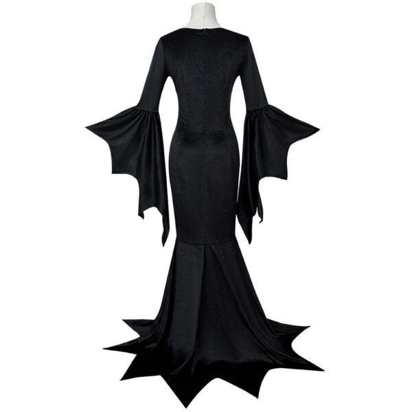 IMG_3909 2026 Halloween Dark Gothic Bat Witch Costume for Women – Vampire-Inspired Stretch Velvet Outfit