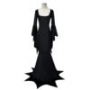 IMG_3910 2026 Halloween Dark Gothic Bat Witch Costume for Women – Vampire-Inspired Stretch Velvet Outfit