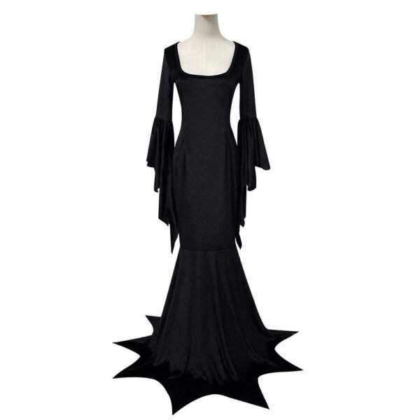 IMG_3910 2026 Halloween Dark Gothic Bat Witch Costume for Women – Vampire-Inspired Stretch Velvet Outfit