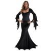 IMG_3911 2026 Halloween Dark Gothic Bat Witch Costume for Women – Vampire-Inspired Stretch Velvet Outfit