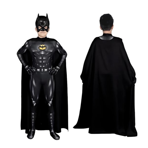 Kids Halloween Gift Bruce Wayne Cosplay Costume Printed Suit1 Kids Halloween Gift Bruce Wayne Cosplay Costume Printed Suit