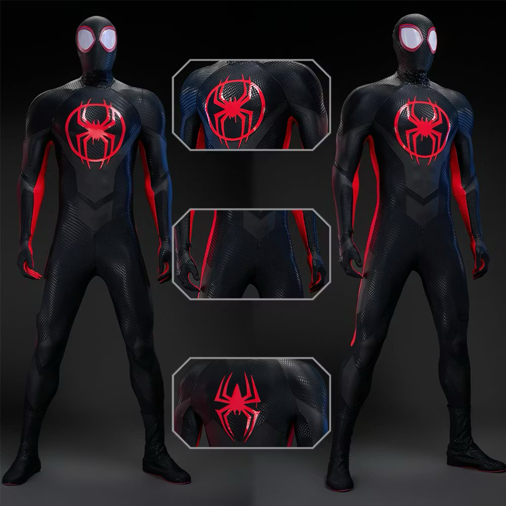 Miles Morales Cosplay Suit Across the Spider-Verse Upgrade Full Set