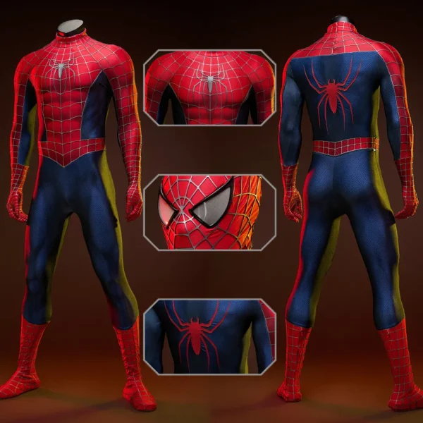 The Amazing Spider-Man 2 Cosplay Costume Peter Parker Full Set Meucos（S-Class）