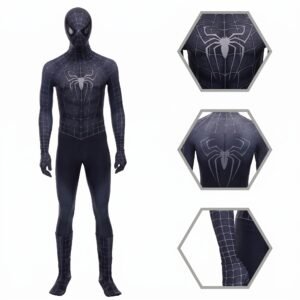 Venom Costume Eddie Brock Spider-Man 3 Cosplay Suit (1) Venom Costume Spider-Man 3 Suit