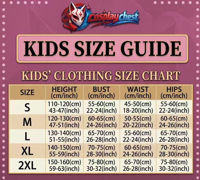 Kid's Size Guide