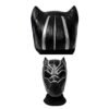 fetDXcBRM Black Panther Cosplay Costume T'challaClassic Printed Black Suits