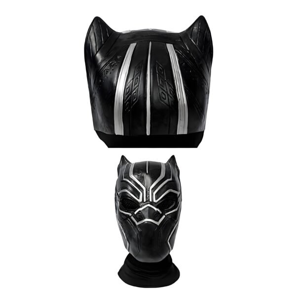 fetDXcBRM Black Panther Cosplay Costume T'challaClassic Printed Black Suits