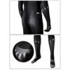 fexhiHW4F Black Panther Cosplay Costume T'challaClassic Printed Black Suits