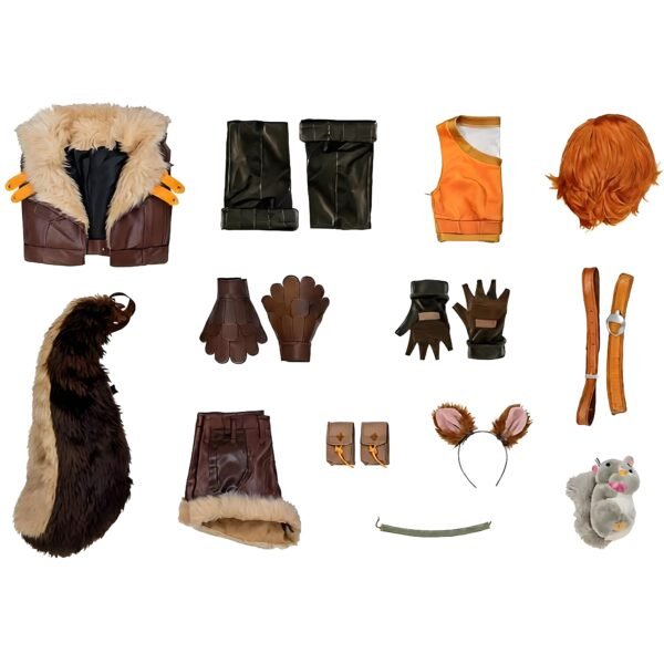 ffopYgn8V Squirrel Girl Costume Marvel Rivals Doreen Green Suit Cosplay Ver. 1