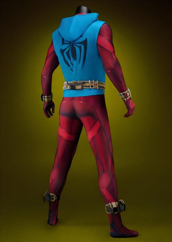 ffpwJlMv5 Scarlet Spider Ben Reilly Costume Bodysuit Across the Spider-Verse Cosplay