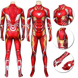 iron man cosplay suit Iron Man Cosplay Suit Mark 85 Spandex Bodysuit Full Set