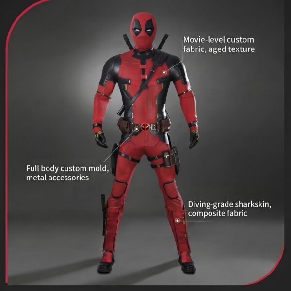Deadpool Costume Deadpool & Wolverine Suit Cosplay Upgrade Ver
