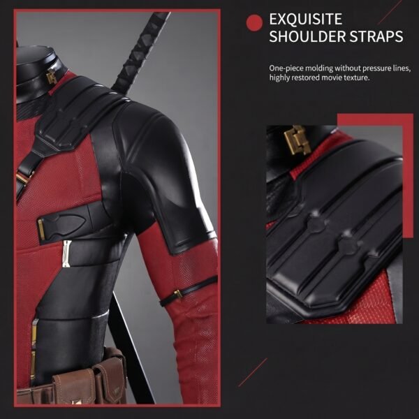 Deadpool Costume Deadpool & Wolverine Suit Cosplay Upgrade Ver