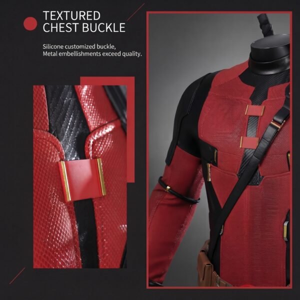 Deadpool Costume Deadpool & Wolverine Suit Cosplay Upgrade Ver