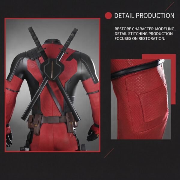 Deadpool Costume Deadpool & Wolverine Suit Cosplay Upgrade Ver