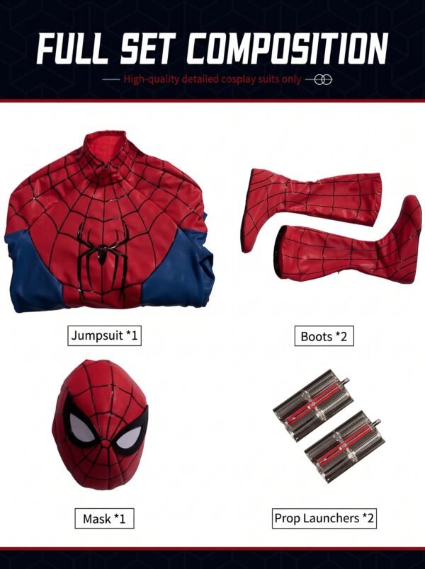 Spider-Man Costume Cosplay Suit Peter Parker Upgrade Ver. Unibuyplus