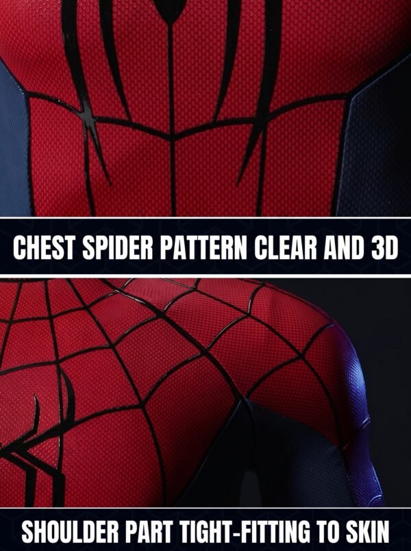 Spider-Man Costume Cosplay Suit Peter Parker Upgrade Ver. Unibuyplus