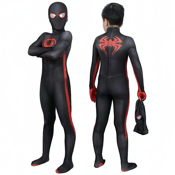 Kids Miles Morales Suit Across The Spider-Verse Full Set