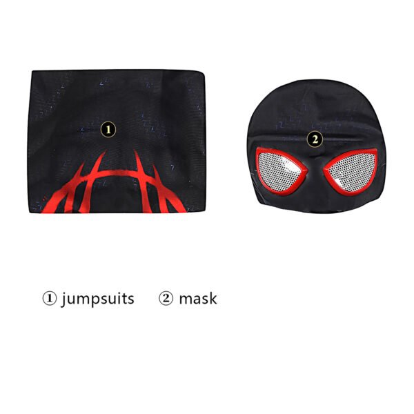 Kids Across The Spider-Verse Miles Morales Cosplay Suit