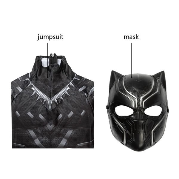 Kids Black Panther Cosplay Costume