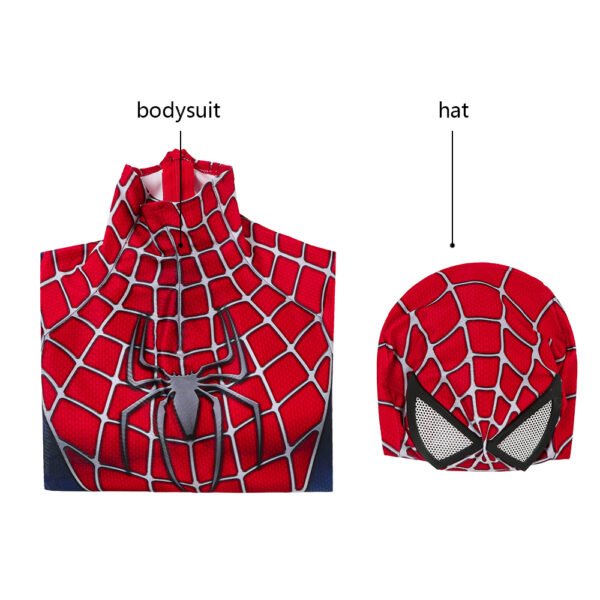 Kids Spiderman 2 Tobey Maguire Cosplay Suit Halloween Costume